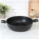 Сковорода KUKMARA «Традиция», d=30 см, съёмные ручки, антипригарное покрытие, литой алюминий, чёрная