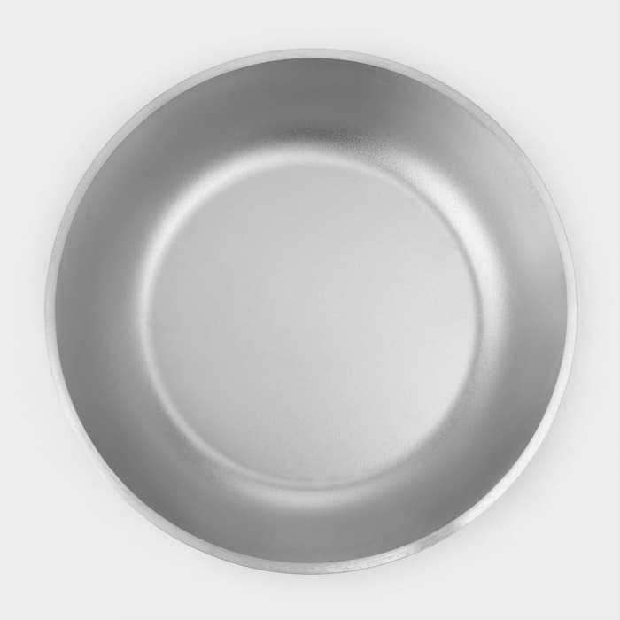 Сковорода KUKMARA, d=18 см, литой алюминий, серебристая