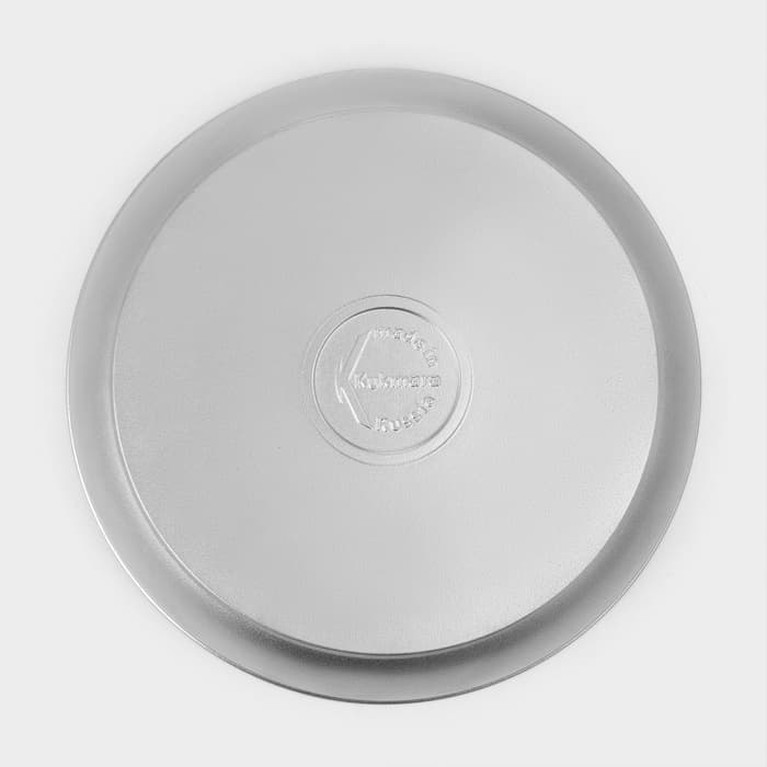 Сковорода KUKMARA, d=18 см, литой алюминий, серебристая