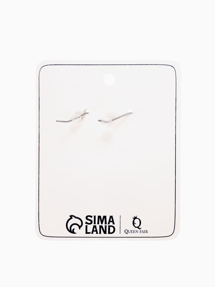 Серьги под натуральный камень «Натурель» эллипс, красные в чернёном серебре