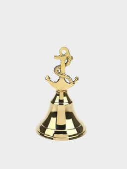 Колокол «Якорь», 12×7×7 см, латунь