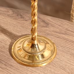 Подсвечник на 1 свечу «Волли», 22.5×9×9 см, латунь