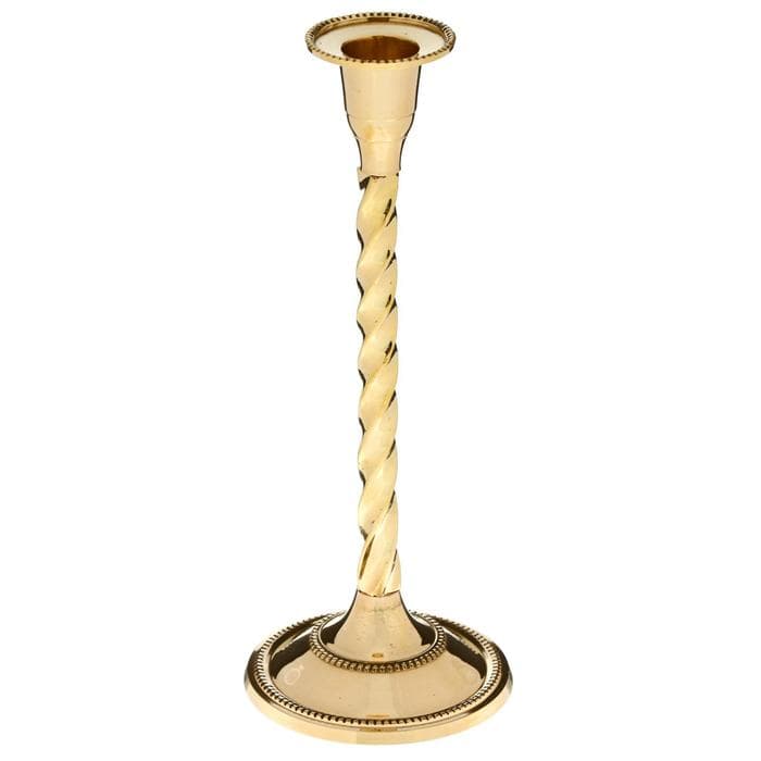 Подсвечник на 1 свечу «Волли», 22.5×9×9 см, латунь