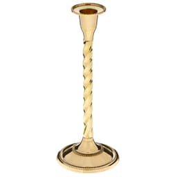 Подсвечник на 1 свечу «Волли», 22.5×9×9 см, латунь