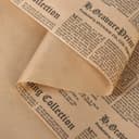 Бумага упаковочная крафт «Газета», чёрный, 0.7×10 м, 70 г/м²