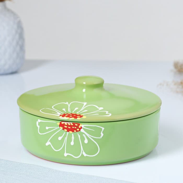 Набор для холодца Псковский гончар «Подарочный», керамика, 3 ёмкости, 0.75 л, зелёный