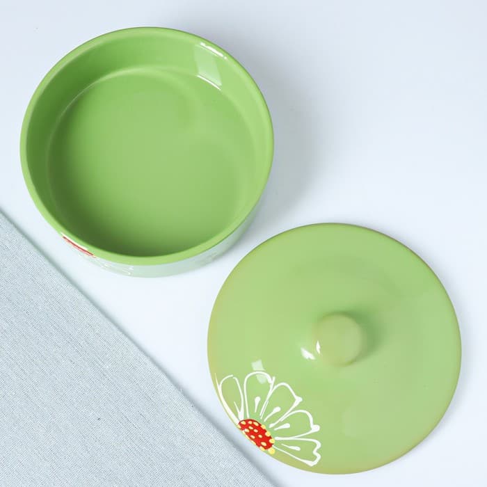 Набор для холодца Псковский гончар «Подарочный», керамика, 3 ёмкости, 0.75 л, зелёный