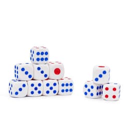 Кубики игральные, 1×1 см, фасовка 100 шт.