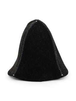 Шапка для бани и сауны «Колокольчик», полиэфир 70%, шерсть 30%, серая, «Добропаровъ»