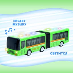 Автобус «Гармошка», световые и звуковые эффекты, работает от батареек, цвета МИКС