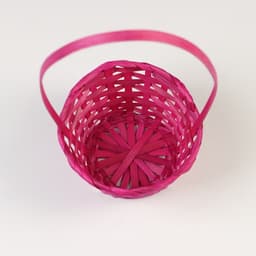 Корзина плетёная, бамбук, Fiji, розовый