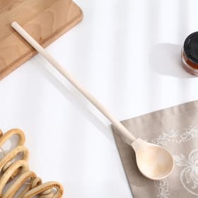 Ложка деревянная для варенья (длинная), без росписи, заготовка для творчества