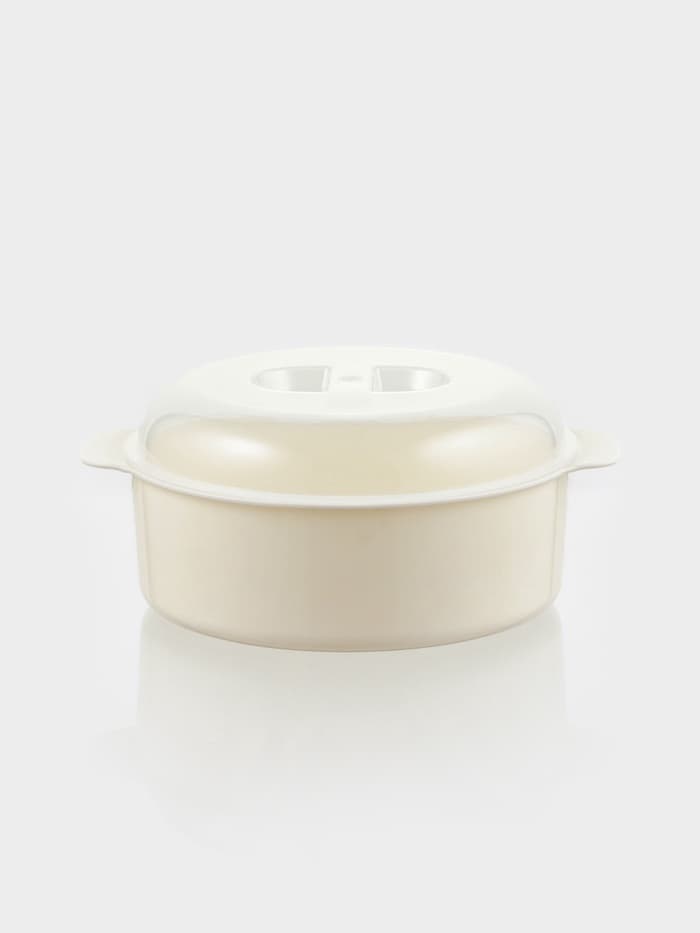 Кастрюля для СВЧ-печи Полимербыт, 2.1 л, пластик, МИКС