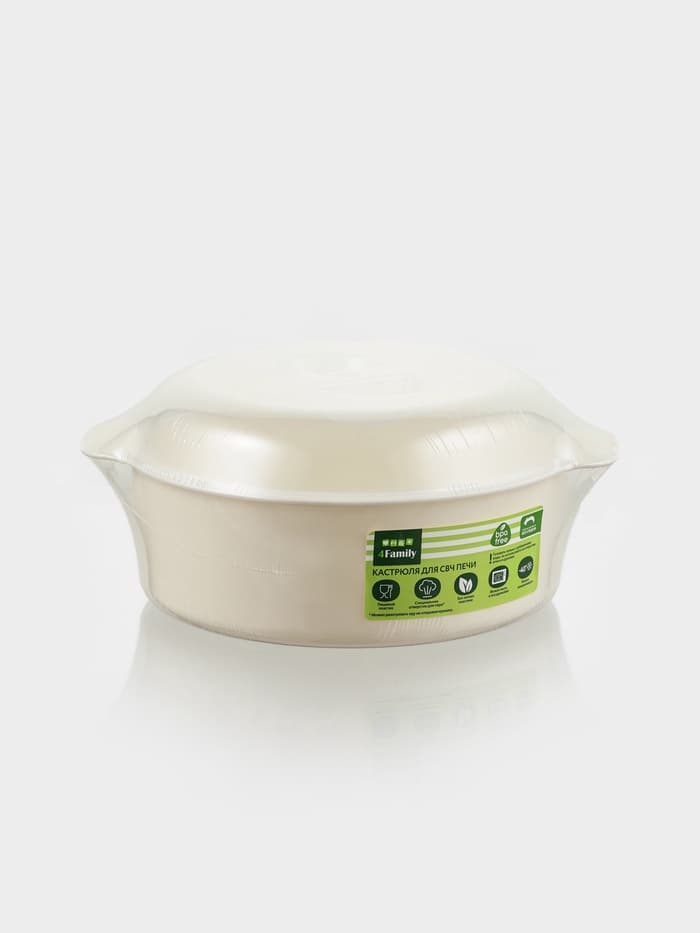 Кастрюля для СВЧ-печи Полимербыт, 2.1 л, пластик, МИКС
