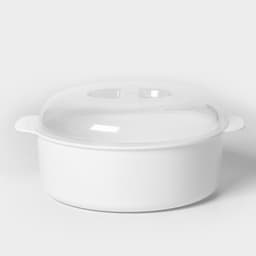 Кастрюля для СВЧ-печи Полимербыт, 2.1 л, пластик, МИКС