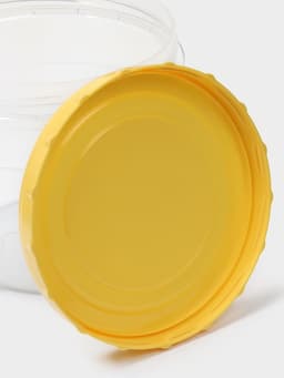 Набор контейнеров с закручивающимися крышками Полимербыт, пластик, 2 шт.: 500 мл, 1 л, прозрачные, крышки МИКС