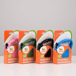 Рулетка «Комфорт», 3 м, до 12 кг, перламутровая, цвет МИКС