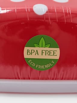 Маслёнка BEROSSI Marusya, 19×11×7 см, пластик, красная