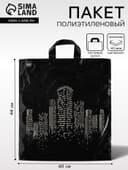 Пакет «Биг сити», полиэтиленовый с петлевой ручкой, 44×40 см, 43 мкм
