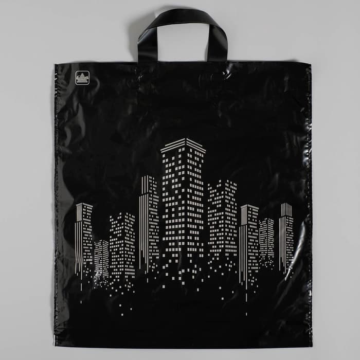 Пакет «Биг сити», полиэтиленовый с петлевой ручкой, 44×40 см, 43 мкм