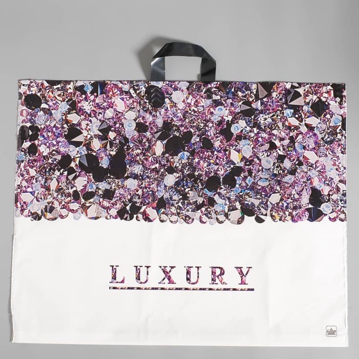 Пакет «Лакшери» полиэтиленовый, с петлевой ручкой, 70×55 см, 90 мкм