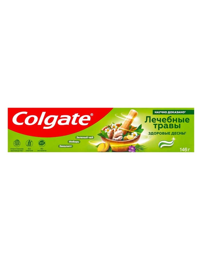 Зубная паста Colgate «Лечебные травы», для здоровья зубов и дёсен, 100 мл