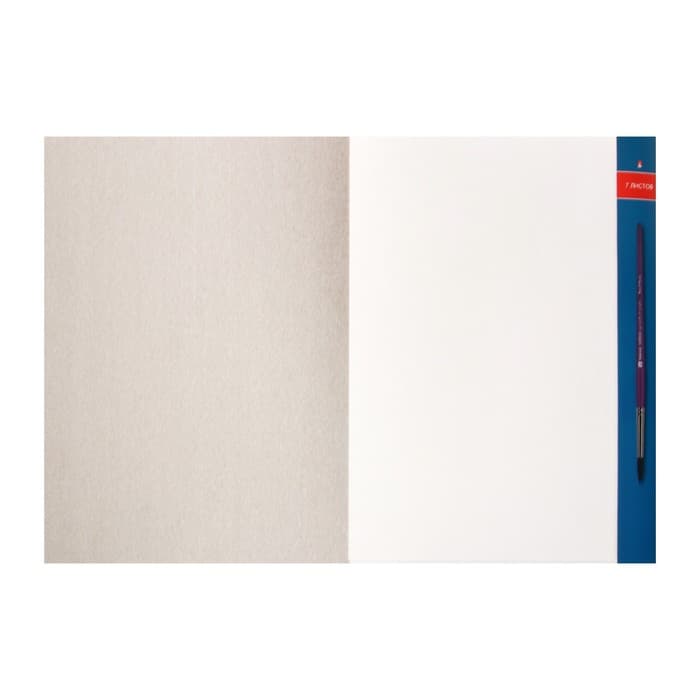 Бумага для акварели А3, 7 листов «Классика», блок 200 г/м², МИКС