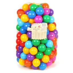 Шарики для сухого бассейна с рисунком, диаметр шара 7.5 см, набор 210 штук, разноцветные