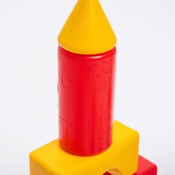 Кубики детские, пластиковые, цветные, 21 штука, 6×6 см