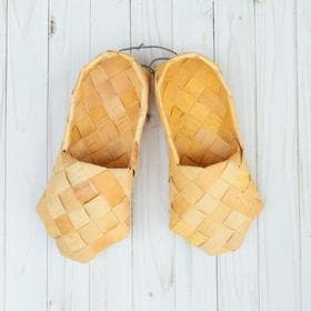 Лапти сувенирные на подвесе, настенный декор, р-р 37-39