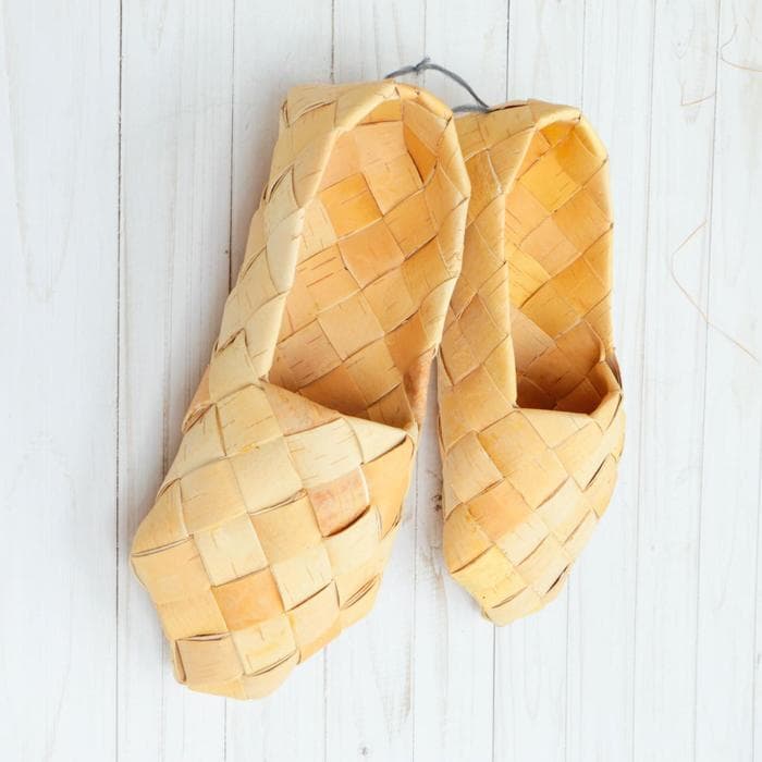 Лапти сувенирные на подвесе, настенный декор, р-р 37-39