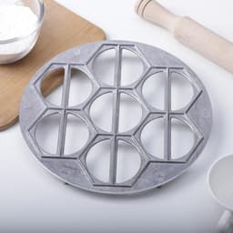 Форма для вареников Доляна «Пельменница», 7 ячеек (7.5×4 см), алюминий