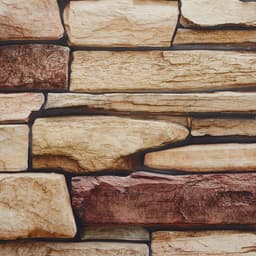 Панель стеновая ПВХ «Сланец натуральный», 966×484 мм, цвет коричневый