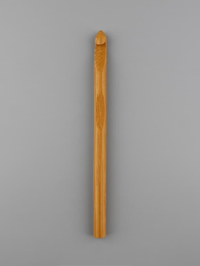 Крючок для вязания, бамбуковый, d=9 мм, 15 см