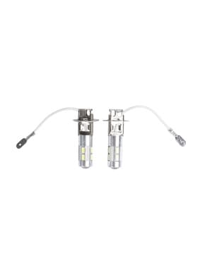Автомобильная лампа, светодиодная, H3, 12 В, 13 SMd=5050, 2 шт., белый