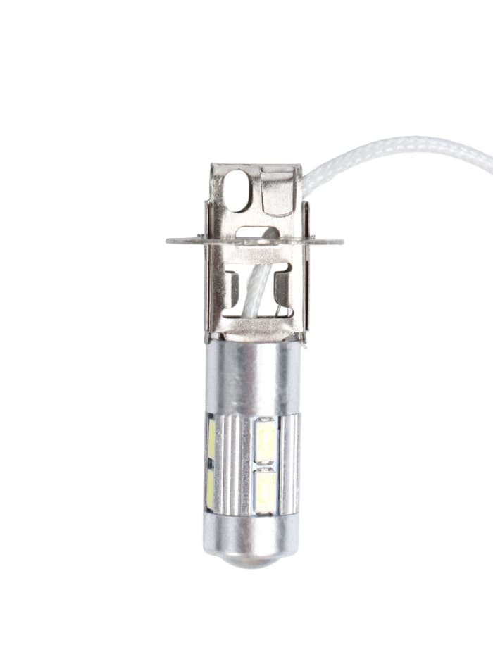 Автомобильная лампа, светодиодная, H3, 12 В, 13 SMd=5050, 2 шт., белый