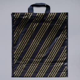 Пакет «Золотая полоса», полиэтиленовый с петлевой ручкой, 38×45 см, 45 мкм