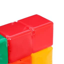Кубики детские, пластиковые, цветные, 9 штук, 6×6 см