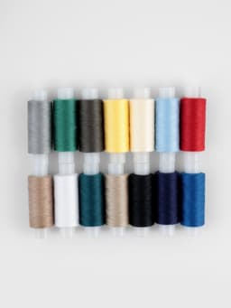 Нитки «Экстра» 40/2, 200 м, набор 14 шт., разноцветные