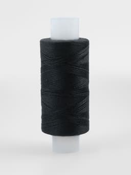 Нитки 40ЛШ, 200 м, чёрные №115