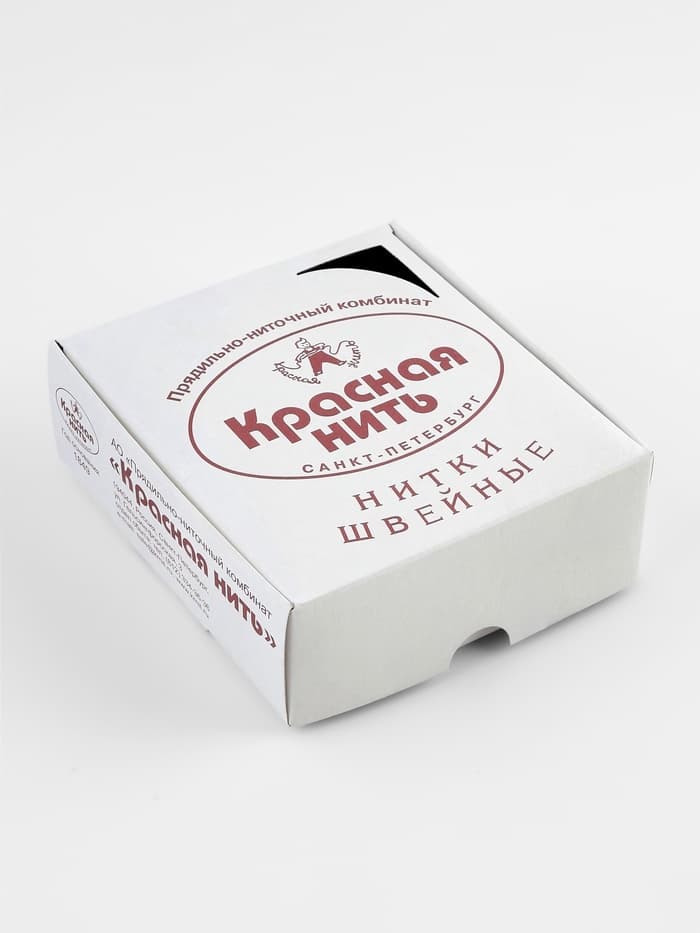 Нитки 40ЛШ, 200 м, чёрные №115