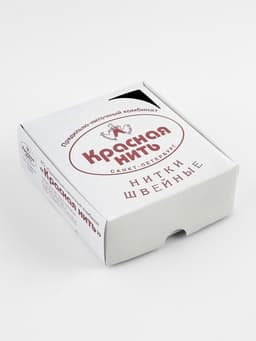 Нитки 40ЛШ, 200 м, чёрные №115