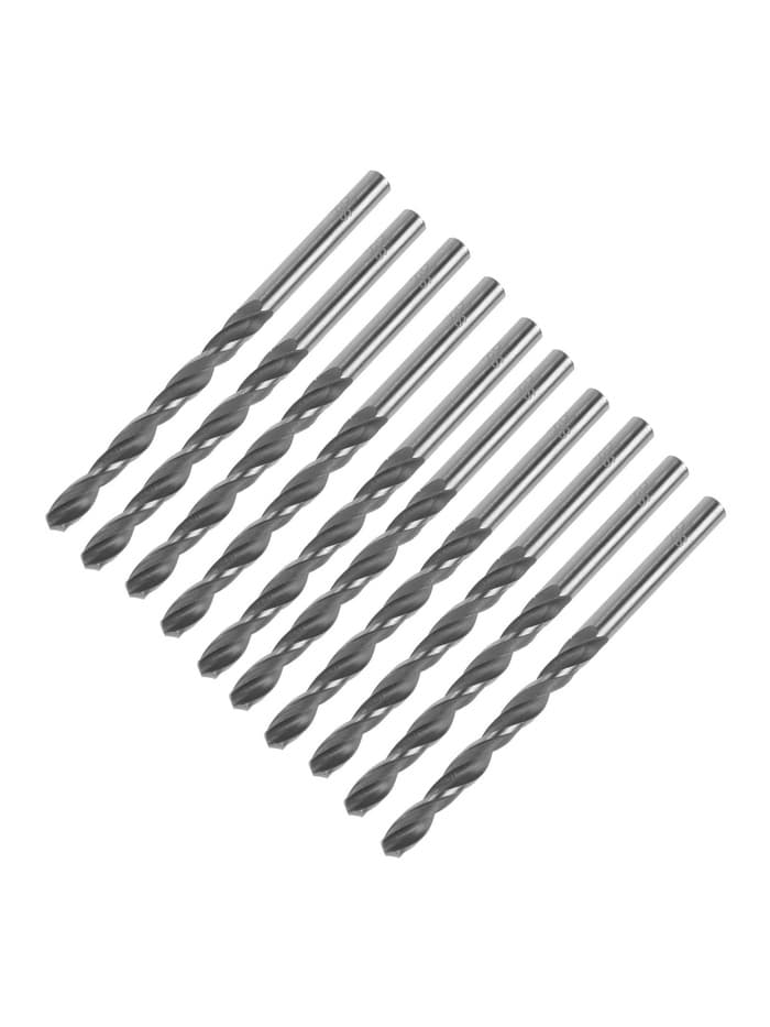 Сверло по металлу ТУНДРА, HSS, цилиндрический хвостовик, 5×85 мм, 10 шт.