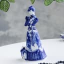 Фигурка фарфор гжель «Дама с собачкой»