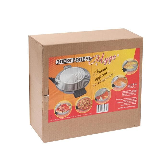 Мини-печь «Чудо», 500 Вт, до 1.5 кг, серебристая