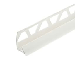 Раскладка внутренняя под плитку «Идеал», 2500×7 – 8 мм, цвет белый