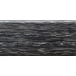 Уголок двухсторонний «Идеал», 30×30×2700 мм, цвет венге чёрный