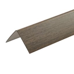 Уголок, 30×30 мм, длина 2.7 м, цвет орех (двухсторонний)