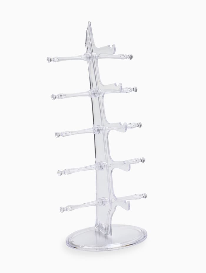 Подставка под очки, настольная, 5 мест, оргстекло, 16×18.3×36 см, прозрачная