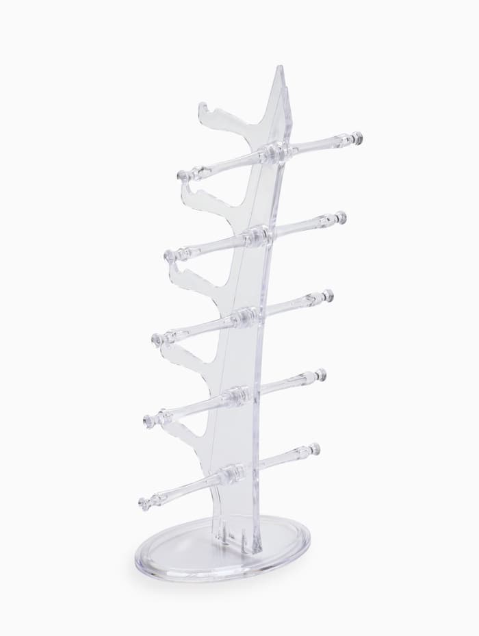 Подставка под очки, настольная, 5 мест, оргстекло, 16×18.3×36 см, прозрачная